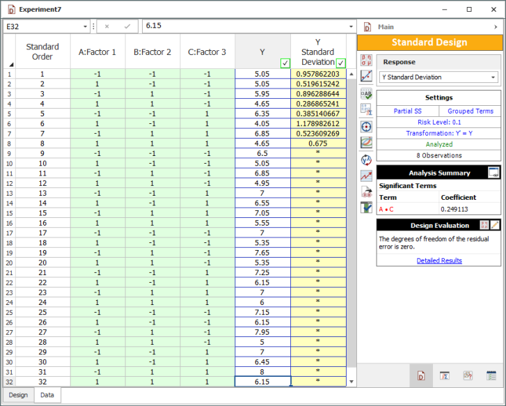 Variability analysis in DOE++. Variability analysis in DOE++.