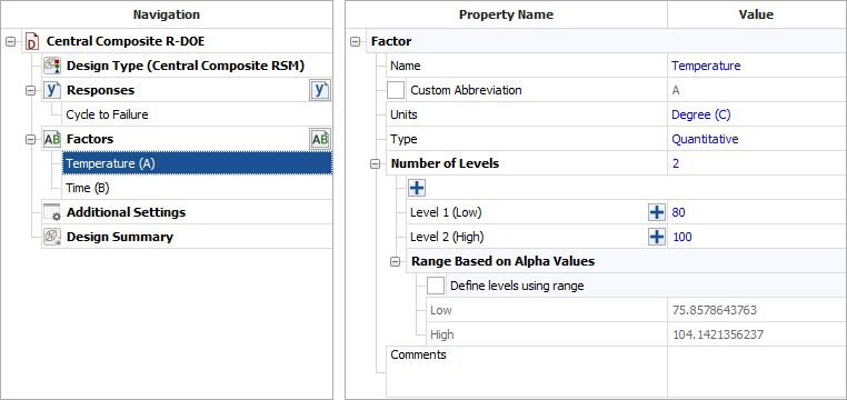 Conformity Factor Rde Response Surface Method Reliability Designs: Example